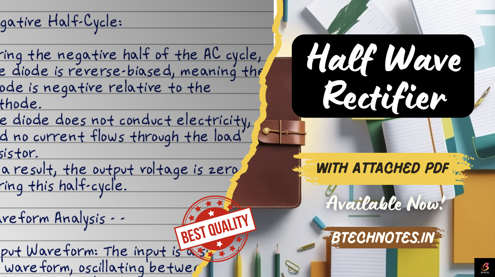 Half Wave Rectifier Notes